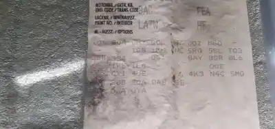 Scrapping Vehicle volkswagen touareg (7la) tdi r5 of the year 2005 powered bac