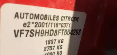 Scrapping Vehicle citroen c3 picasso collection of the year 2015 powered 9hd
