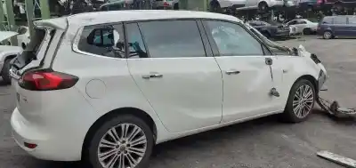 Scrapping Vehicle opel zafira tourer edition of the year 2012 powered a20dth