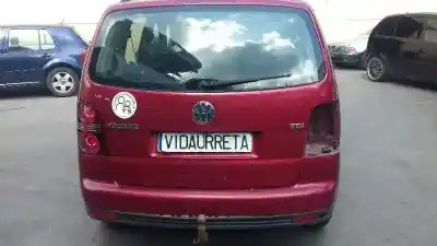 Véhicule à la ferraille volkswagen                                         touran (1t2)                                                                                                                                                                                                                                               1.9 tdi                                                                                                                                                                                                                                                    de l'année 2008 alimenté bxe