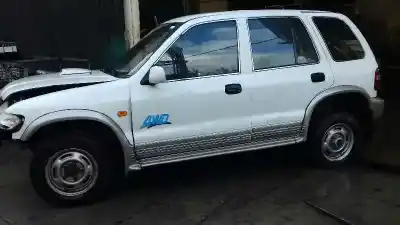 Véhicule à la ferraille kia sportage 2.0 turbodiesel cat de l'année 2000 alimenté re