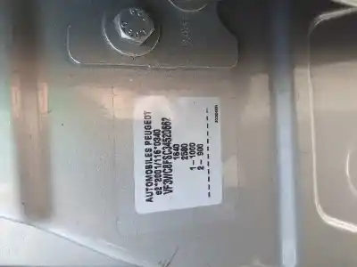 Scrapping Vehicle peugeot 207 sw confort of the year 2009 powered 8fs