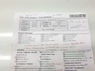 Veículo de Sucata ford transit custom kombi 320 l1 trend do ano 2021 alimentado bjfa