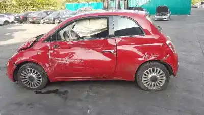 Veicolo di demolizione fiat 500 cabrio (150) pop dell'anno 2012 alimentato 169a4000