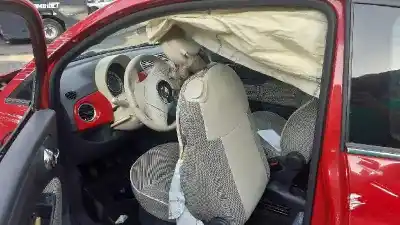 Veicolo di demolizione fiat 500 cabrio (150) pop dell'anno 2012 alimentato 169a4000