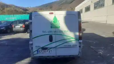 Утилизация автомобиля opel vivaro furgón/combi (07.2006 =>) furgón 2.7t l1h1 года 2007 питание 