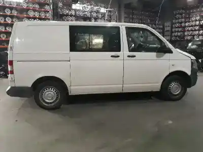 Sloopvoertuig volkswagen t5 transporter 2.0 tdi van het jaar 2010 aangedreven caac