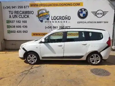 Veículo de Sucata dacia lodgy (js_) 1.2 tce (jsay jsm0) do ano 2012 alimentado h5f402