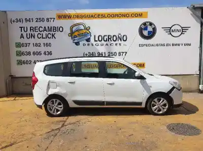 Veículo de Sucata dacia lodgy (js_) 1.2 tce (jsay jsm0) do ano 2012 alimentado h5f402