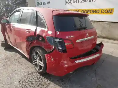 Sloopvoertuig mercedes-benz clase b 2.1 cdi van het jaar 2016 aangedreven 651930