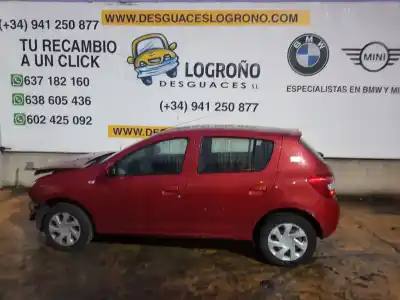 Veículo de Sucata dacia sandero 1.5 dci 75cv do ano 2013 alimentado k9k612