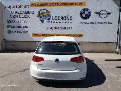 Veicolo di demolizione volkswagen golf vii lim. 1.6 tdi dpf dell'anno 2014 alimentato clha
