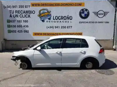 Veicolo di demolizione volkswagen golf vii lim. 1.6 tdi dpf dell'anno 2014 alimentato clha