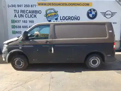 Sloopvoertuig volkswagen t5 transporter 2.0 tdi van het jaar 2012 aangedreven caaa