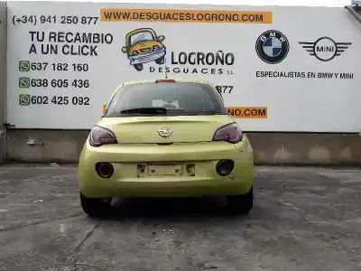Veículo de Sucata opel adam (m13) 1.2 do ano 2012 alimentado a12xel