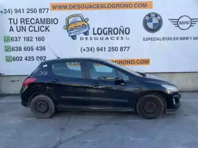 Veicolo di demolizione peugeot 308 1.6 16v hdi dell'anno 2007 alimentato 9hx