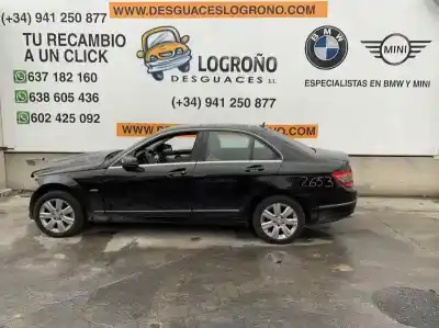 Veicolo di demolizione MERCEDES-BENZ CLASE C BM 204 BERLINA C 220 CDI 204.008 dell'anno 2009 alimentato 646811