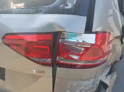 Sloopvoertuig volkswagen touran (5t1) 1.6 tdi van het jaar 2016 aangedreven dgda