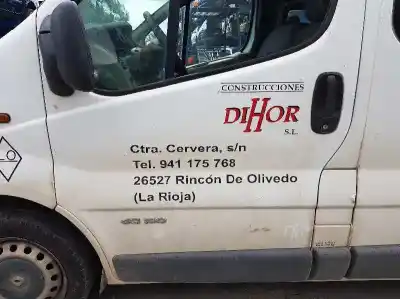 Veículo de Sucata renault trafic combi (ab 4.01) 1.9 diesel do ano 2005 alimentado f9q760