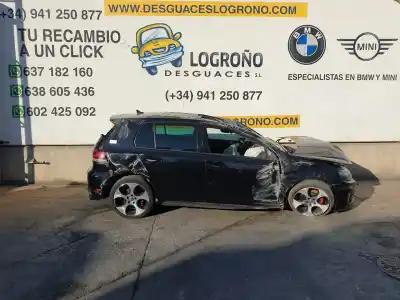 Veículo de Sucata volkswagen golf vi 2.0 16v tsi do ano 2010 alimentado cczb