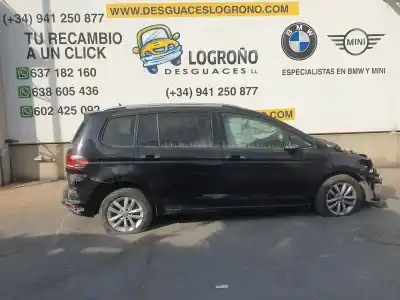 Veicolo di demolizione volkswagen touran 1.6 tdi dell'anno 2017 alimentato dgda