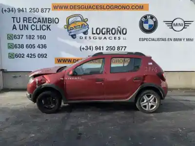 Утилизация автомобиля DACIA SANDERO 0.9 TCE CAT года 2013 питание H4B400