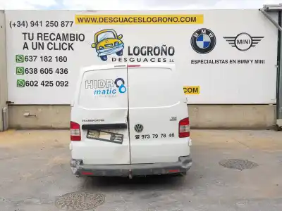 Sloopvoertuig volkswagen t5 transporter 2.0 tdi van het jaar 2009 aangedreven caac