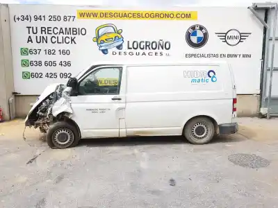 Sloopvoertuig volkswagen t5 transporter 2.0 tdi van het jaar 2009 aangedreven caac