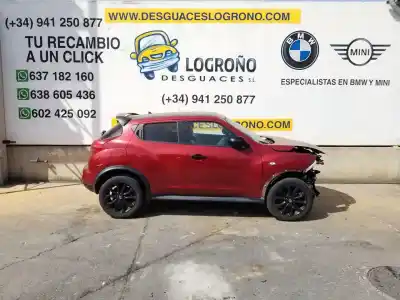 Veículo de Sucata nissan juke 1.5 turbodiesel do ano 2011 alimentado k9k