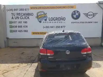 Veículo de Sucata volkswagen golf vi variant (aj5) 1.6 tdi dpf do ano 2010 alimentado cayc