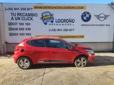 Утилизация автомобиля renault clio iv 1.2 16v cat (bivalent. gasolina / gpl) (d4f) 72 cv / 53 kw года 2016 питание d4f740