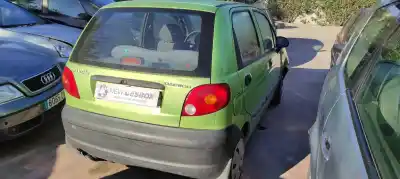 Veículo de Sucata daewoo matiz cd do ano 2002 alimentado f8cv
