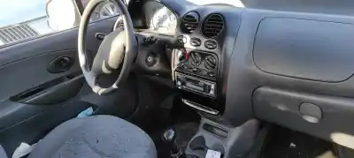 Veículo de Sucata daewoo matiz cd do ano 2002 alimentado f8cv