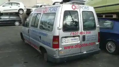 Veículo de Sucata citroen jumpy 1.9 turbodiesel (dhx. d8b / xud9te) do ano 1998 alimentado d8b