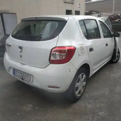 Scrapping Vehicle DACIA SANDERO II K9K612 of the year 2015 powered K9K612
