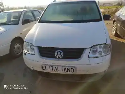Sloopvoertuig volkswagen touran (1t1, 1t2) 2.0 tdi 16v van het jaar 2003 aangedreven bkd