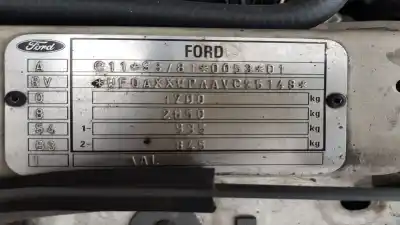 Veículo de Sucata ford escort vi (gal, aal, abl) 1.6 16v do ano 1997 alimentado rva