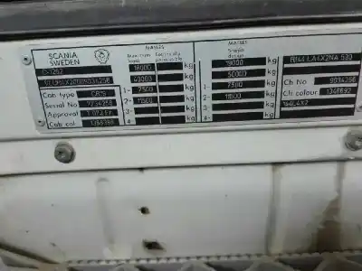 Veículo de Sucata scania serie 4 (p/r 144 l) 14.2 diesel do ano 0 alimentado 