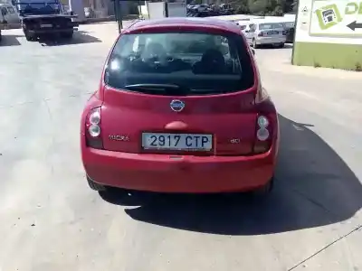 Veículo de Sucata nissan micra (k12e) acenta do ano 2004 alimentado k9k