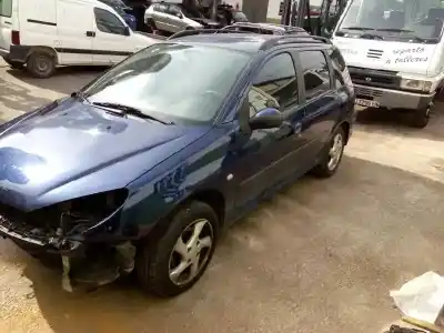 Veicolo di demolizione peugeot 206 sw xs dell'anno 2002 alimentato nfu