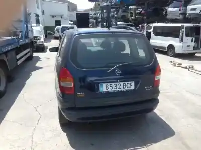 Scrapping Vehicle opel zafira a blue line of the year 2004 powered y20dth