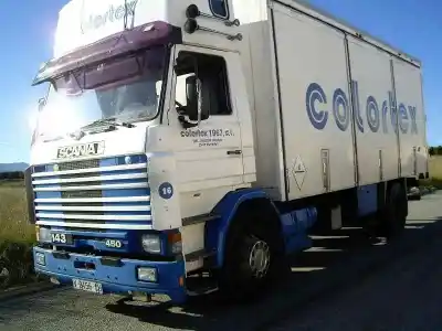 Véhicule à la ferraille SCANIA SERIE 3 143 H/ 450 de l'année 1990 alimenté SC1403