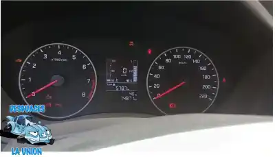 Scrapping Vehicle HYUNDAI I20 (BC3)  of the year 2020 powered 