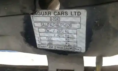 Здавання транспортного засобу jaguar                                             xj6/12                                                                                                                                                                                                                                                     4.0 xjr kompressor                                                                                                                                                                                                                                         року 1994 потужний 9kpdrb