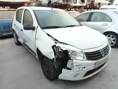 Scrapping Vehicle dacia sandero ambiance of the year 2012 powered k9ke8