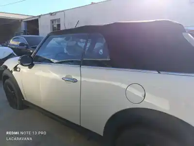 Scrapping Vehicle bmw mini cabrio (r57) cooper of the year 2011 powered n16b16a