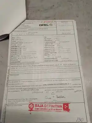 Scrapping Vehicle opel corsa c cosmo of the year 2004 powered z13dt