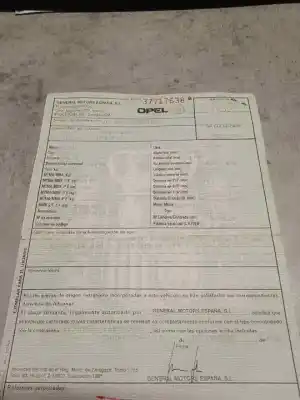 Scrapping Vehicle opel corsa d z12xep of the year 0 powered z12xep