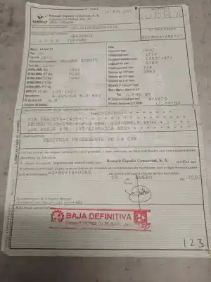 Утилизация автомобиля renault                                            scenic (ja..)                                                                                                                                                                                                                                              f9q744 года 0 питание f9q744