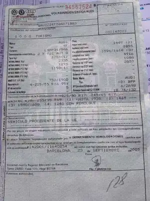 Здавання транспортного засобу audi a6 c6 (4f2) 2.7 tdi року 0 потужний bpp